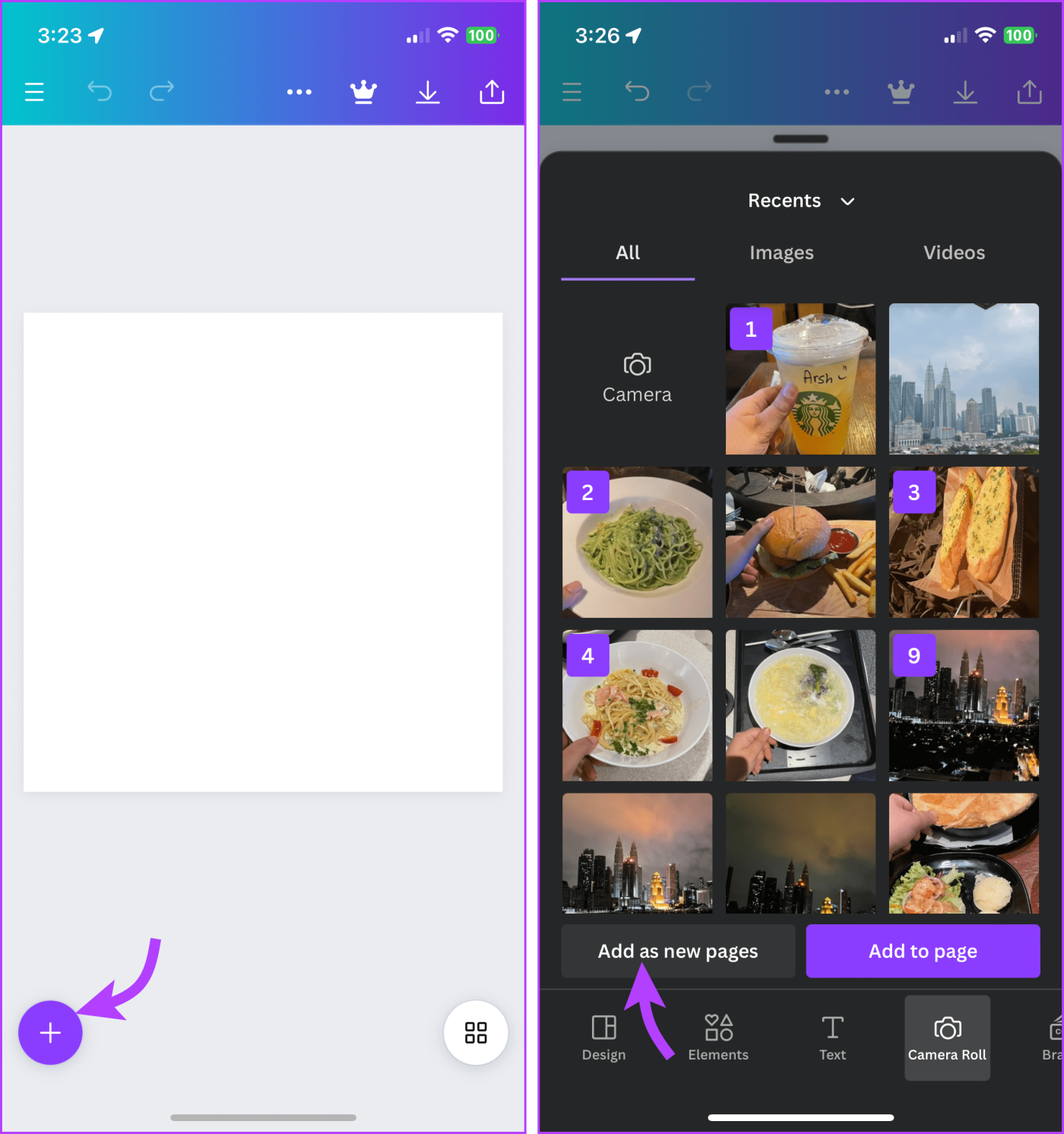 Comment publier plusieurs photos de paysage et de portrait sur Instagram