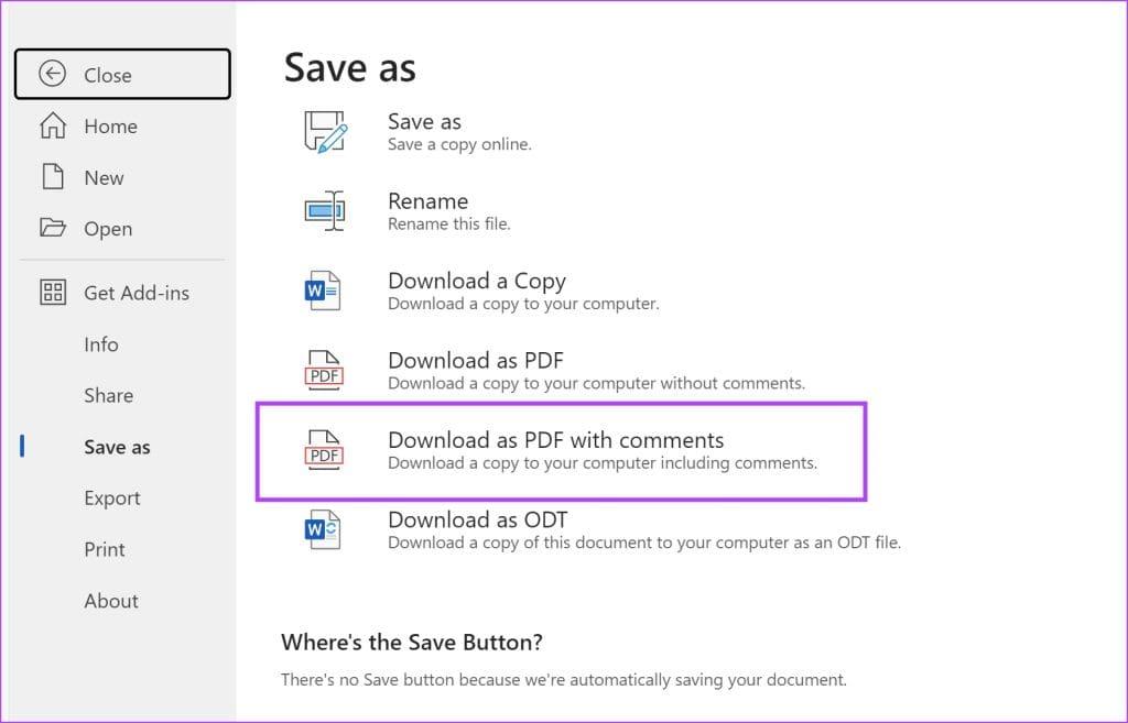 Come salvare un documento Word come PDF su Windows e Mac