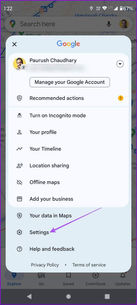 Cómo utilizar indicaciones visibles en Google Maps