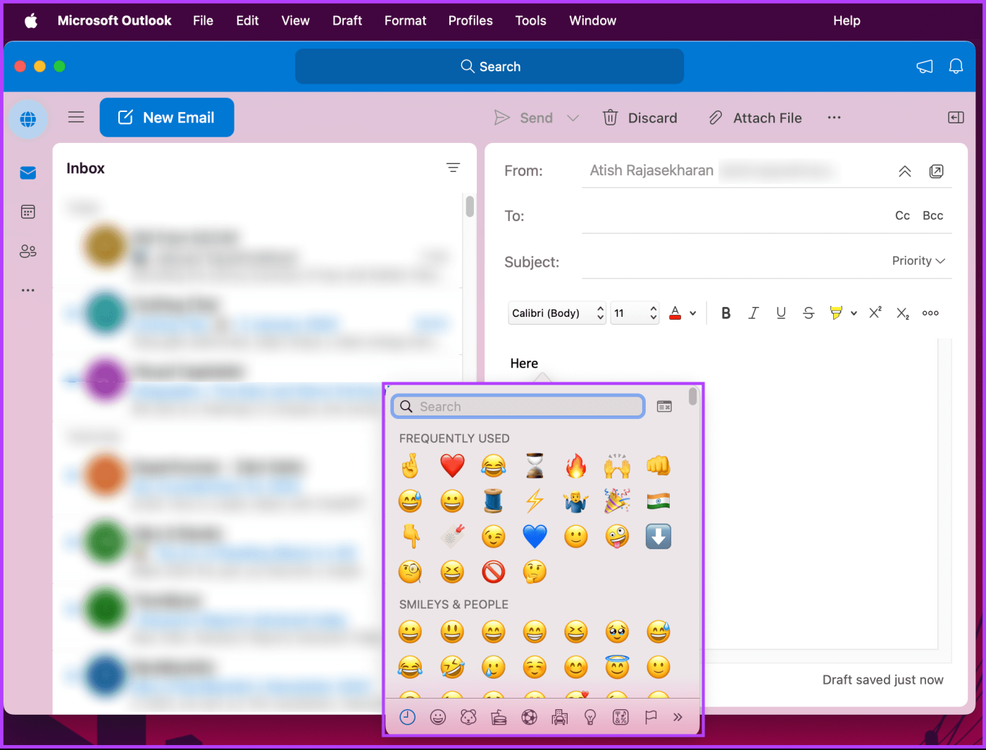 Comment insérer des émojis dans un e-mail Microsoft Outlook