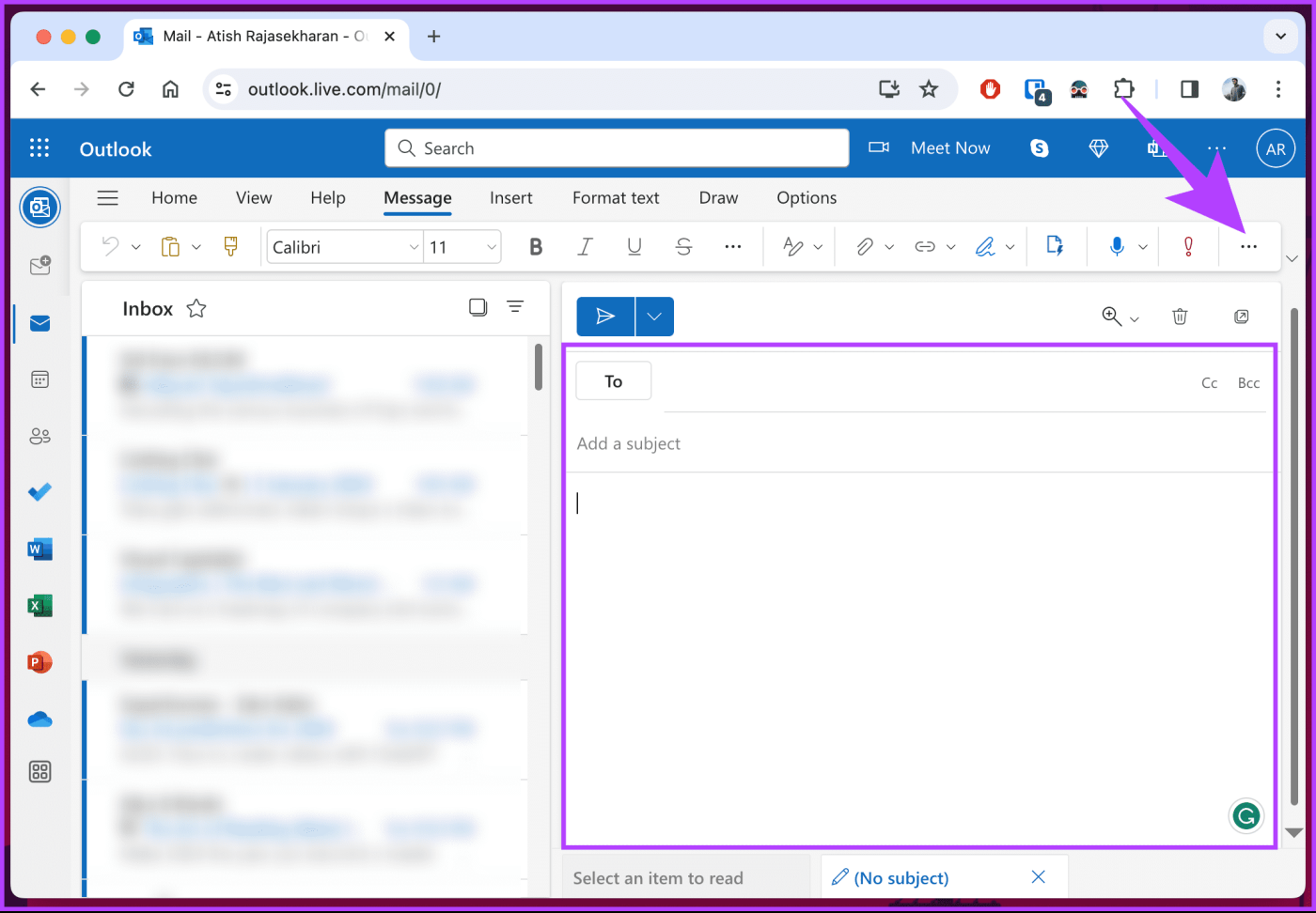 如何在 Microsoft Outlook 電子郵件中插入表情符號