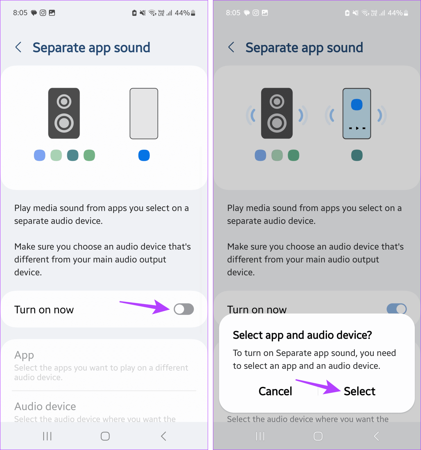 Qu'est-ce que le son de l'application séparée Samsung et comment l'utiliser