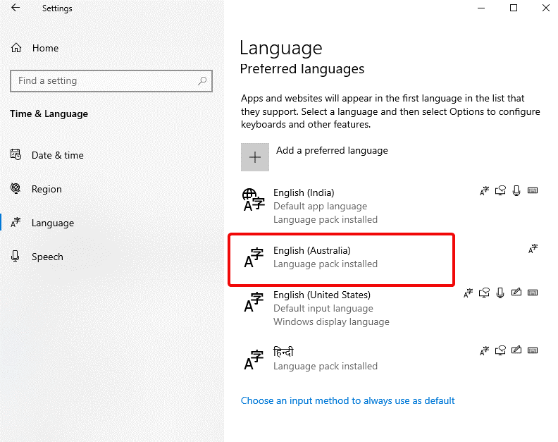 Cara Mengubah Pengaturan Bahasa di Windows 10