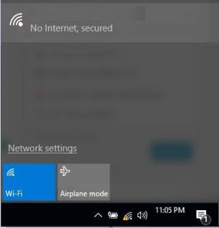 Bagaimana cara memperbaiki Kesalahan Tidak Ada Internet Aman Pada Windows 10?