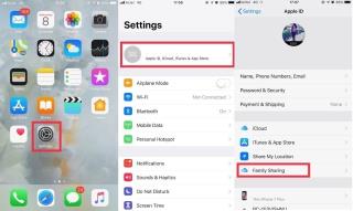 Langkah Untuk Menggunakan Perkongsian Keluarga Dengan Ciri Cari iPhone Saya