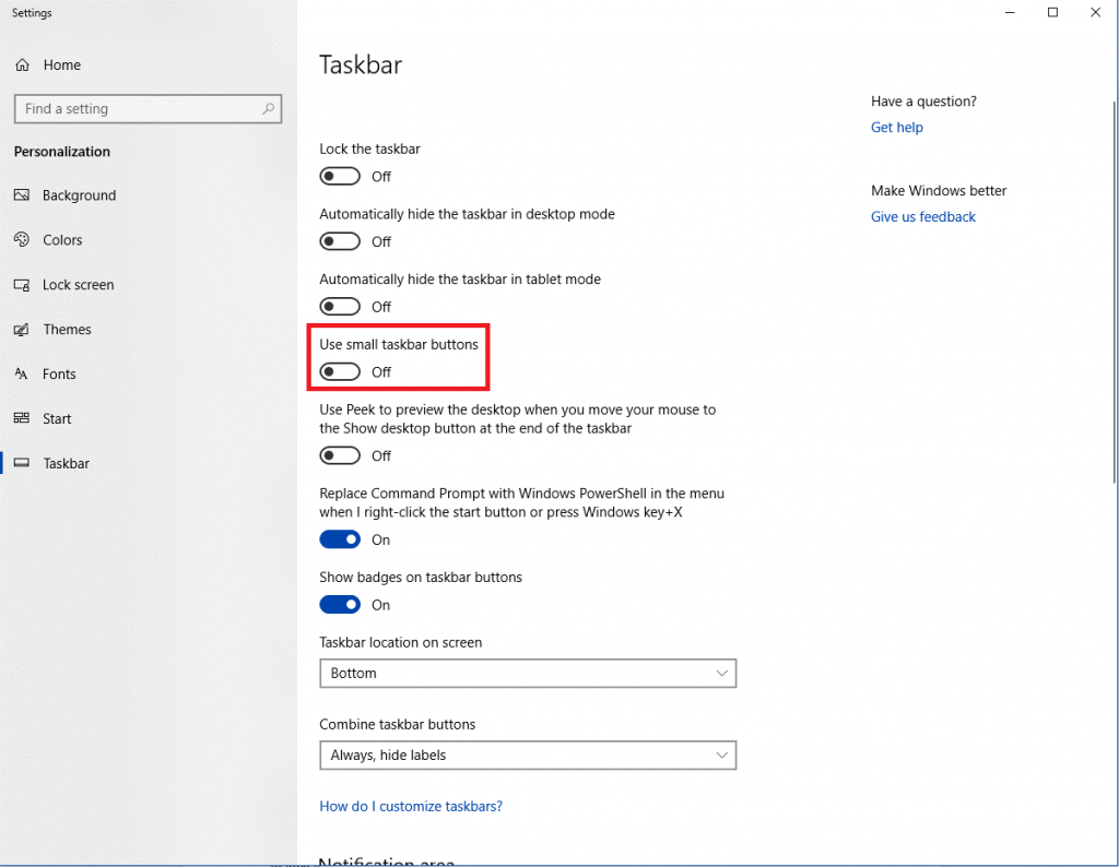 Come personalizzare la barra delle applicazioni di Windows 10