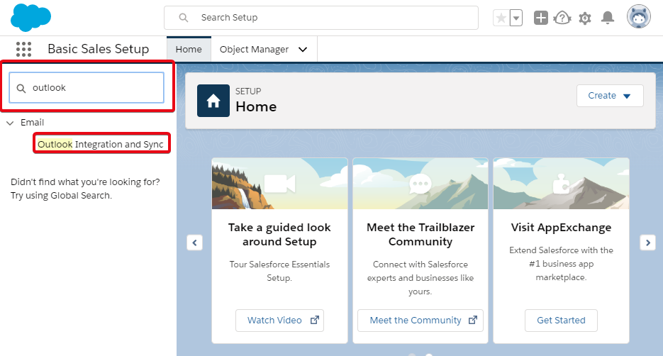 how does salesforce work with outlook