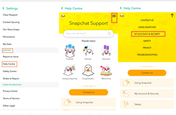 Cum să ștergeți permanent contul Snapchat