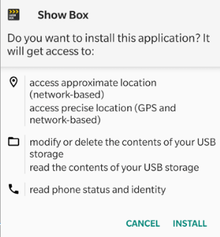 Ứng dụng Showbox cho Android là gì?