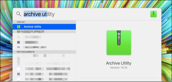 Macでファイルを解凍して抽出する方法
