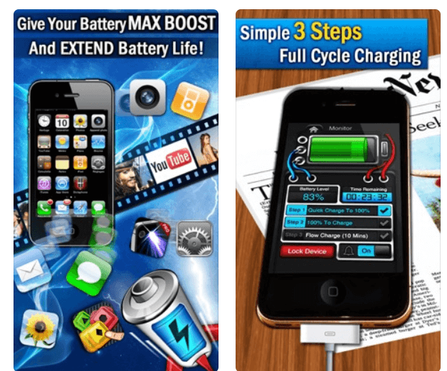 Top 9 iPhone Apps zum Boosten und Sparen von Akkus: Verlängern Sie die Akkulaufzeit mit einem Fingertipp!