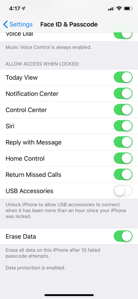 Некоторые полезные настройки безопасности и конфиденциальности iPhone