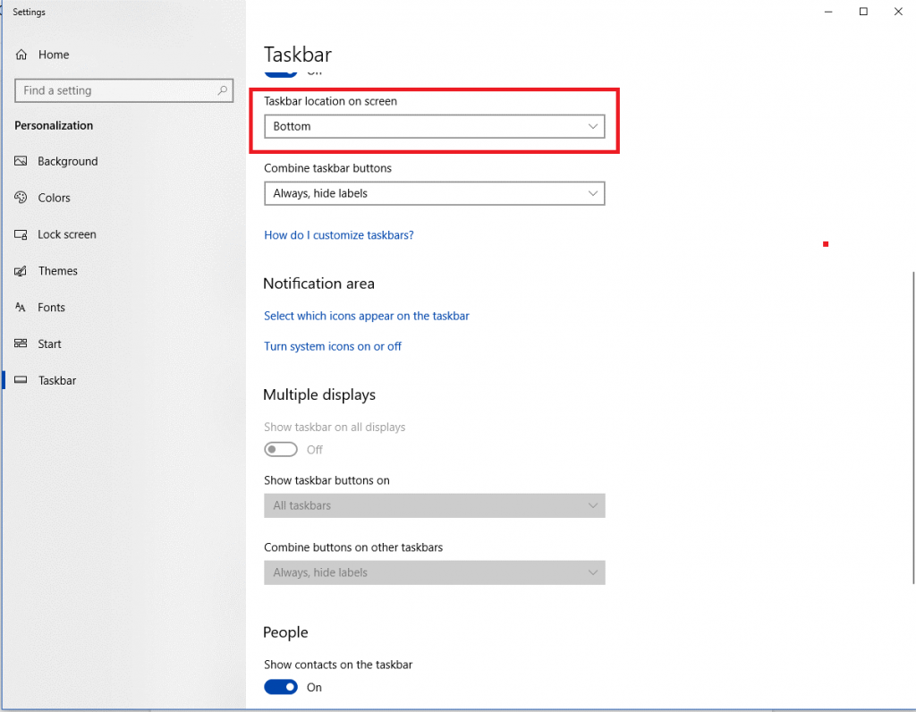 Come personalizzare la barra delle applicazioni di Windows 10