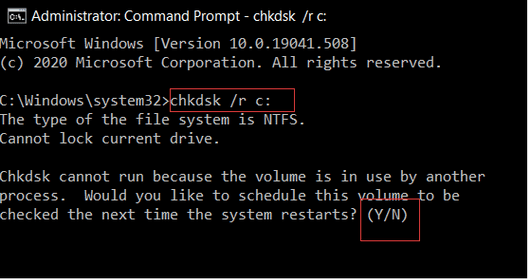 Windows 10で「CHKDSKが読み取り専用モードで続行できない」エラーを修正するにはどうすればよいですか？
