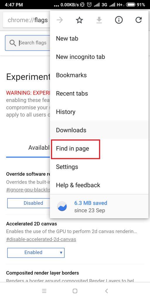 5 paramètres cachés de Google Chrome pour Android qui valent la peine d'être modifiés
