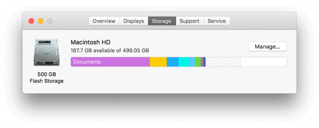 パージ可能なスペースmacOSをすばやく削除する方法