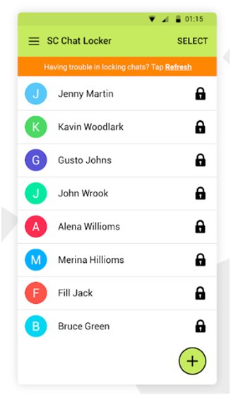 SCチャットロッカー：Snapchatアプリでチャットを保護する