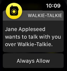 Come usare il walkie-talkie su Apple Watch