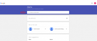 Pași pentru configurarea alertelor Google pentru anumite subiecte