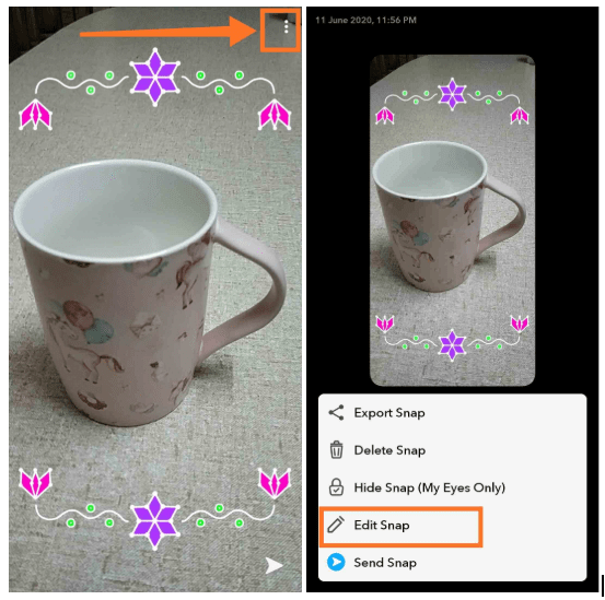 Cara Menghapus Filter Snapchat Dari Foto Tersimpan