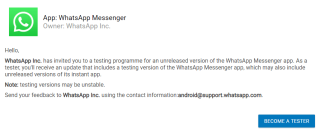 Cum să devii un tester beta WhatsApp pentru Android?