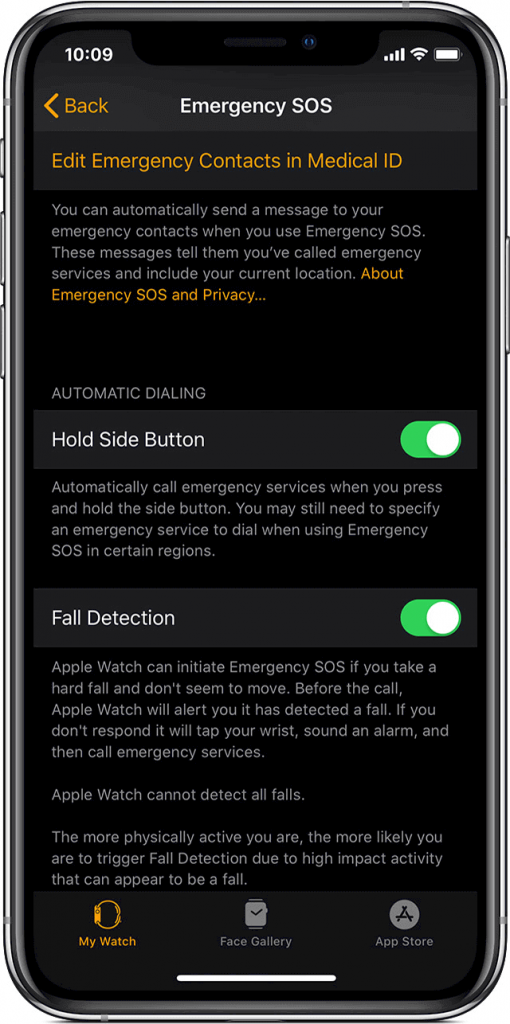 Apple WatchSOSで落下検出を有効にする方法