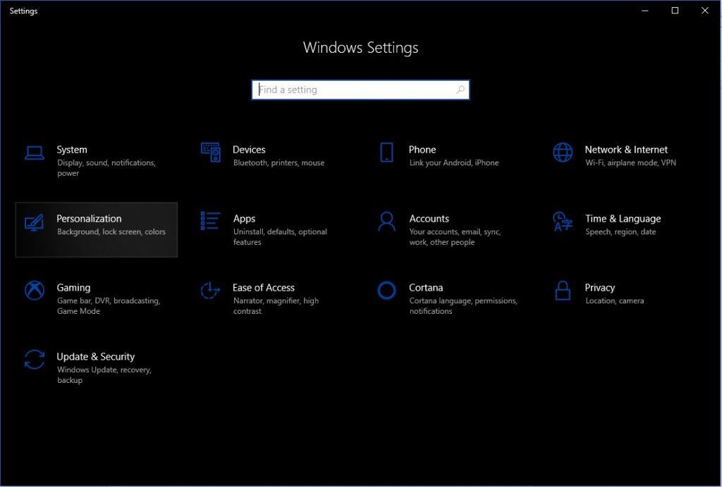 Come disabilitare gli effetti di design fluenti in Windows 10?