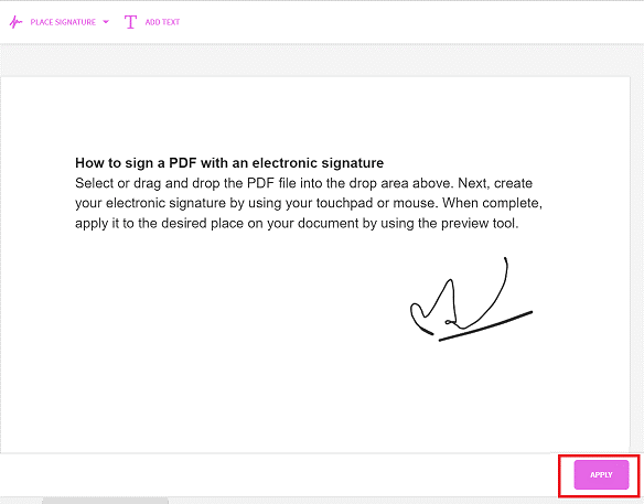 PDFデジタル署名に署名する方法