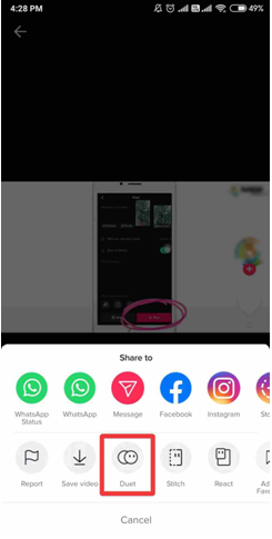 Cum să faci un duet pe TikTok?