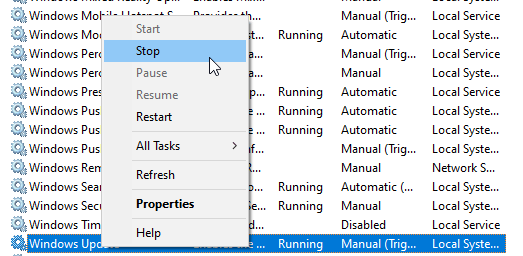 修正：WindowsUpdateは現在更新を確認できません