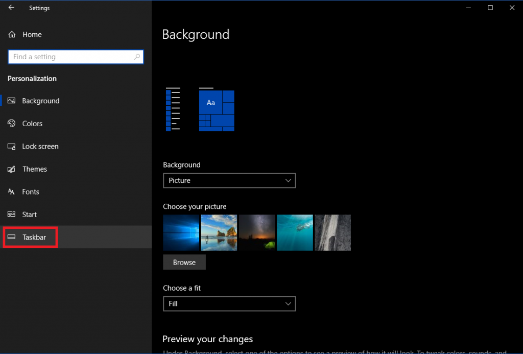 Windows10のタスクバーの問題を修正する方法