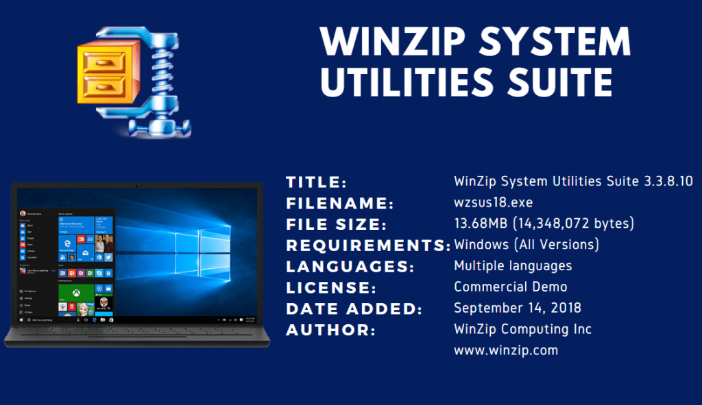 WinZip System Utilities Suite：PCのすべてのニーズに対応するワンストップソリューション