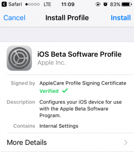 Cum să vă înscrieți dispozitivul în programul beta pentru versiunea beta iOS