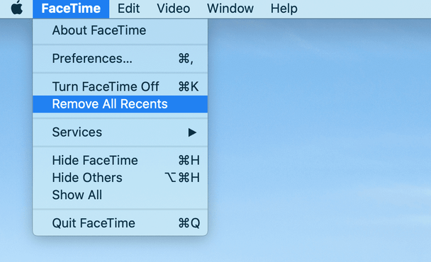Cara Mengosongkan Sejarah FaceTime pada Mac
