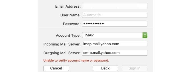 Mail forMacでメールアカウントを追加または削除する方法