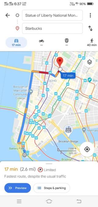 Cum să utilizați Google Maps cu mai multe destinații într-o singură călătorie?