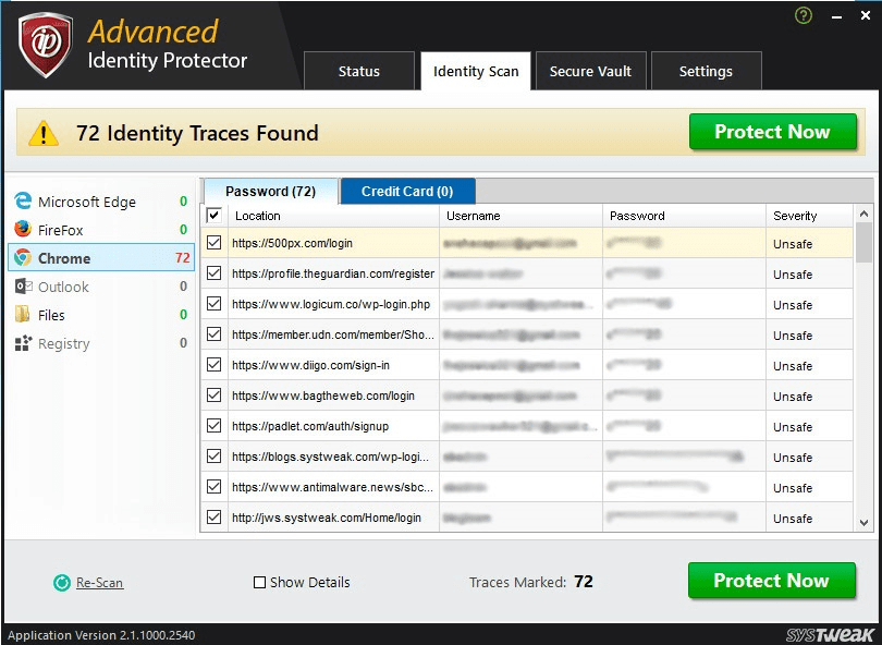 Systweakによる高度なIDプロテクター–IDの盗難を防止するツール