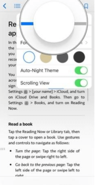 iOSデバイスでAppleBooksを操作する方法は？