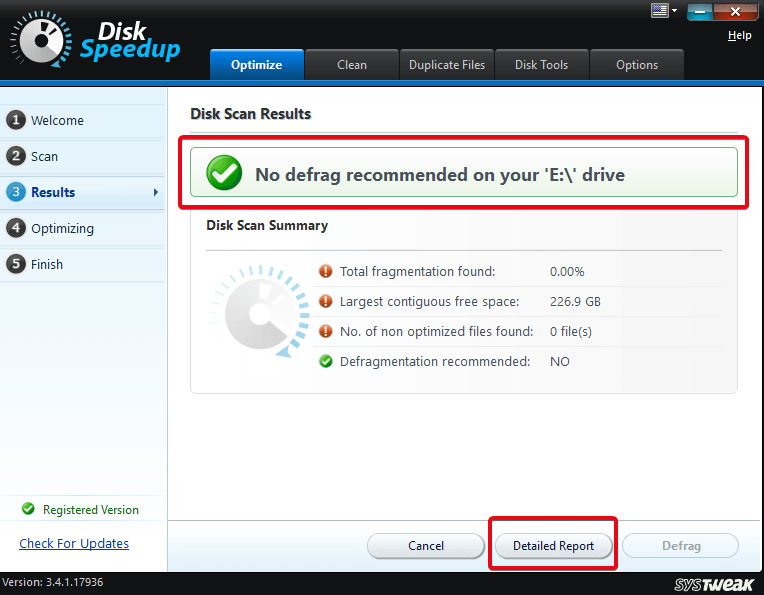 การตรวจสอบ Disk SpeedUp: โซลูชันแบบครบวงจรสำหรับปัญหาฮาร์ดไดรฟ์