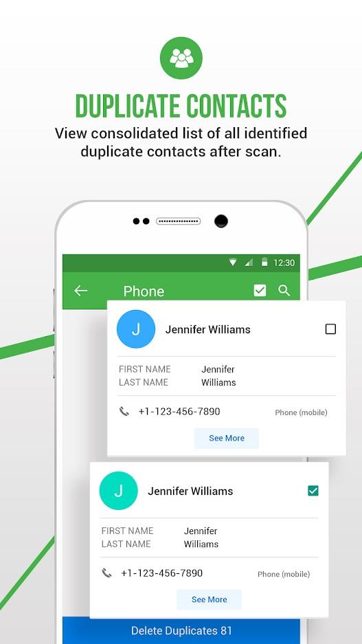Gestionați-vă contactele de pe telefon cu Duplicate Contacts Fixer