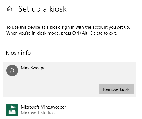 Windows10でキオスクモードを有効にする方法