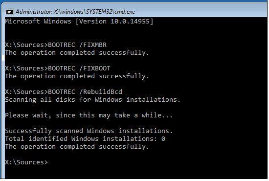 Bagaimana untuk Membetulkan Windows 10 bukan Ralat Booting