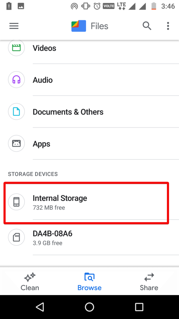 Cum să transferați fișiere din stocarea internă pe cardul SD pe Android