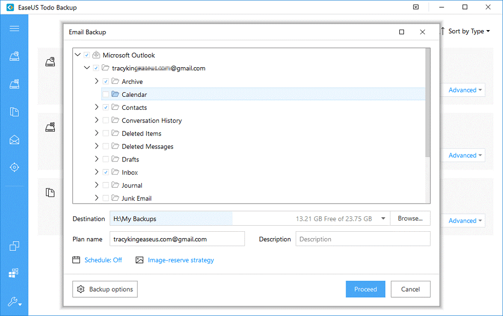 Come eseguire il backup/salvare automaticamente le email di Outlook sul disco rigido?