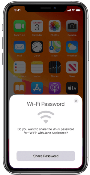 Come condividere la password Wi-Fi da un telefono ad altri telefoni
