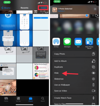 Cara Menyembunyikan Foto dan Video pada iPhone