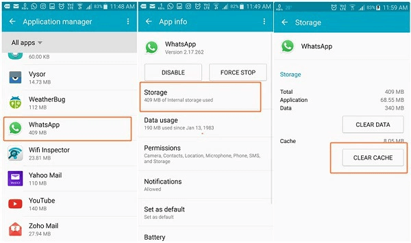 Por que não estou recebendo notificações do WhatsApp?  Como faço para corrigir o problema?