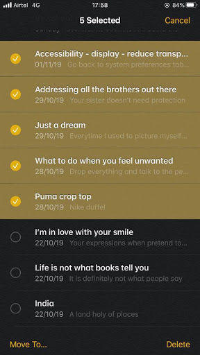 İki Parmak Hareketi: Apple Notes Uygulamasını iPad ve iPhoneda Kullanmanın Yeni Bir Yolu