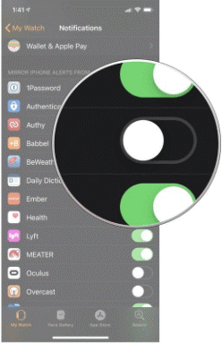 Come gestire le notifiche su Apple Watch