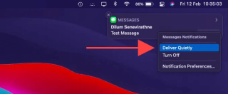 Macでメッセージをミュートする方法